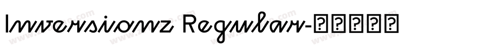Inversionz Regular字体转换